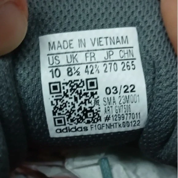 Adidas Womens Terrex Ax4 Hiking Shoes GV7506 Magic Grey Dash Grey Acid Red Sz 10 - Picture 10 of 10